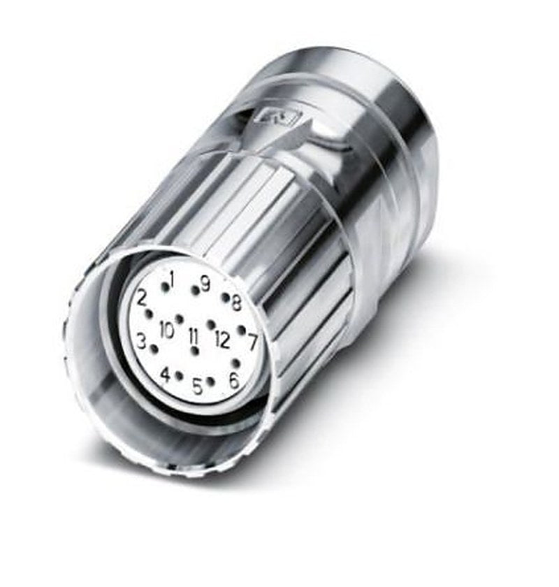 Phoenix Contact Circular Connector, 12 Contacts, Cable, M23 Connector, Socket, Female, IP67, CA Series