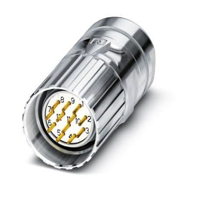 Phoenix Contact Circular Connector, 12 Contacts, Cable, M23 Connector, Plug, Male, IP67, CA Series