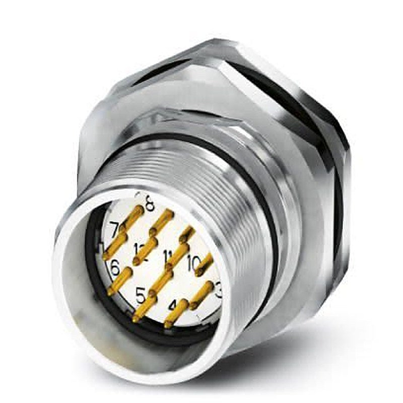 Phoenix Contact Circular Connector, 19 Contacts, Front, M23 Connector, Plug, Male, IP67, CA Series