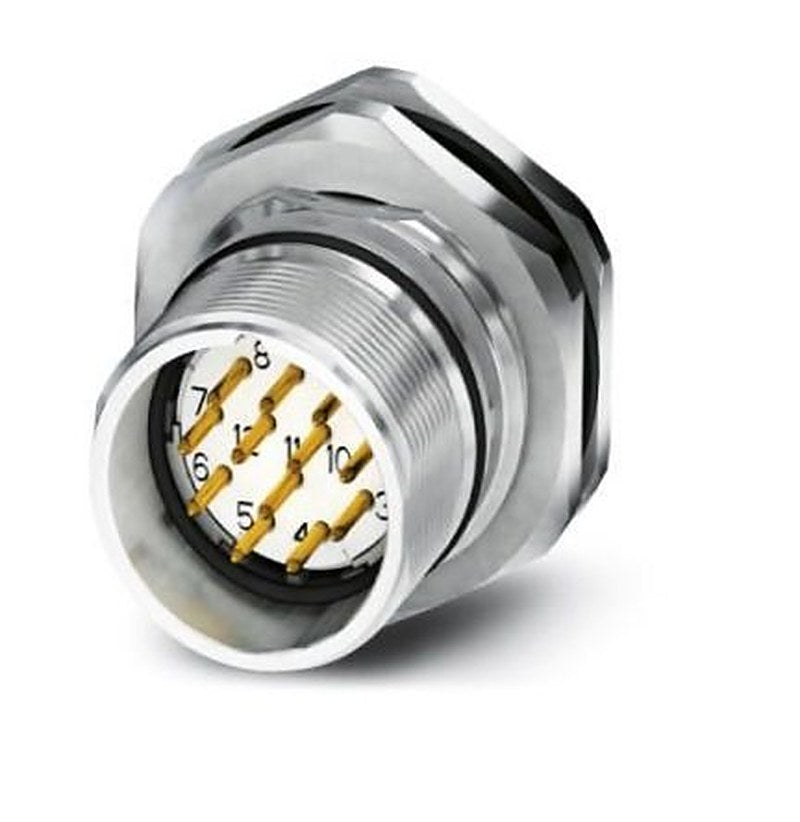 Phoenix Contact Circular Connector, 17 Contacts, Rear, M23 Connector, Plug, Male, IP67, CA Series