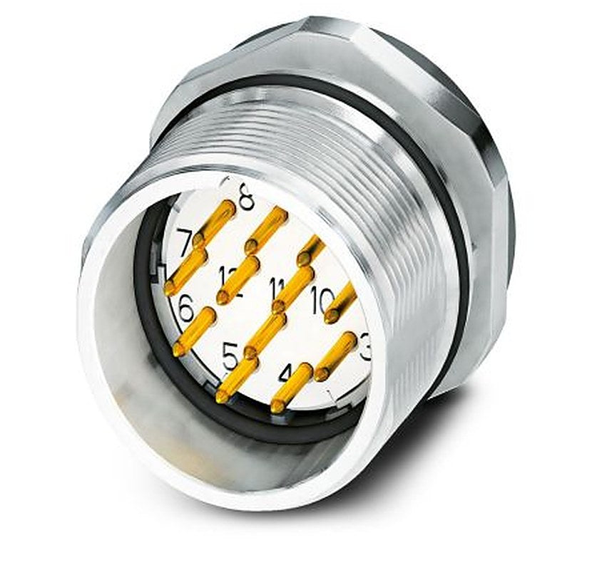 Phoenix Contact Circular Connector, 19 Contacts, Front, M23 Connector, Plug, Male, IP67, CA Series