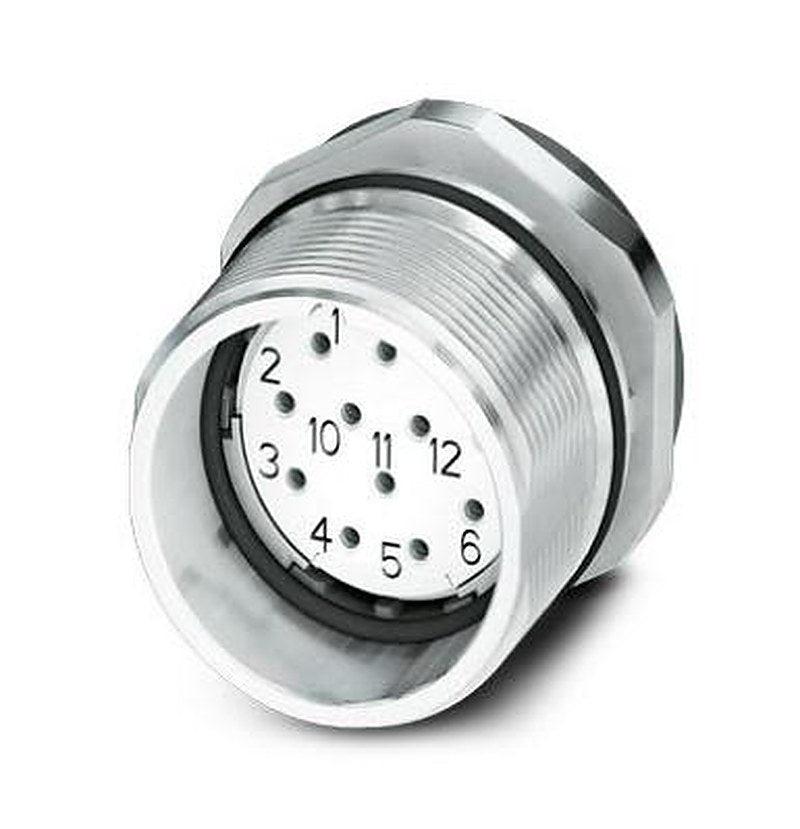 Phoenix Contact Circular Connector, 17 Contacts, Bulkhead Mount, M23 Connector, Plug, Female, IP67, CA-17S Series