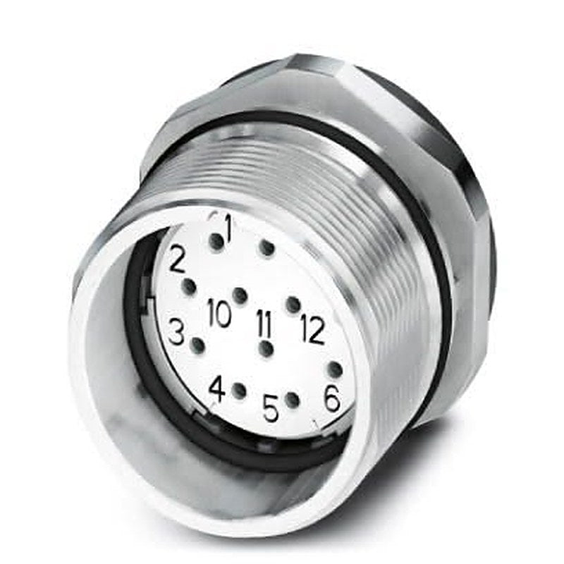 Phoenix Contact Circular Connector, 12 Contacts, Front, M23 Connector, Socket, Female, IP67, CA Series