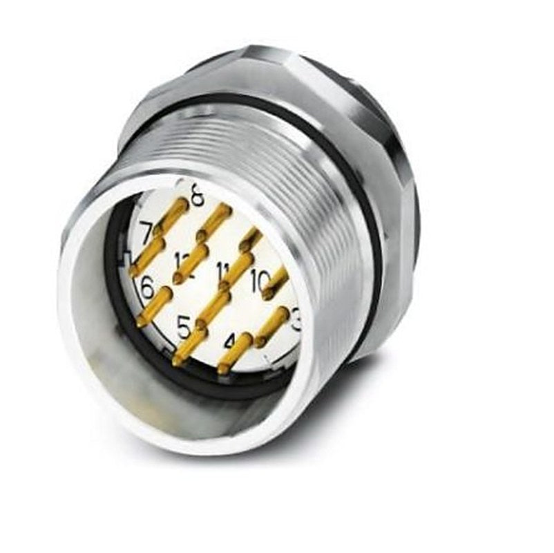 Phoenix Contact Circular Connector, 17 Contacts, Front, M23 Connector, Plug, Male, IP67, CA Series