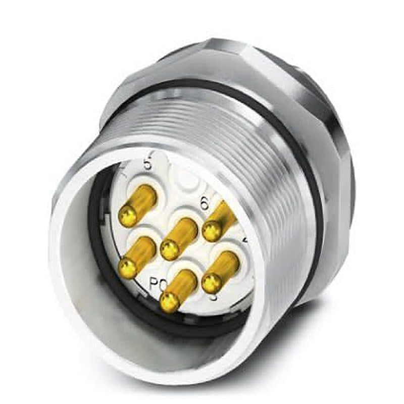 Phoenix Contact Circular Connector, 7 Contacts, Front, M23 Connector, Plug, Male, IP67, CA Series