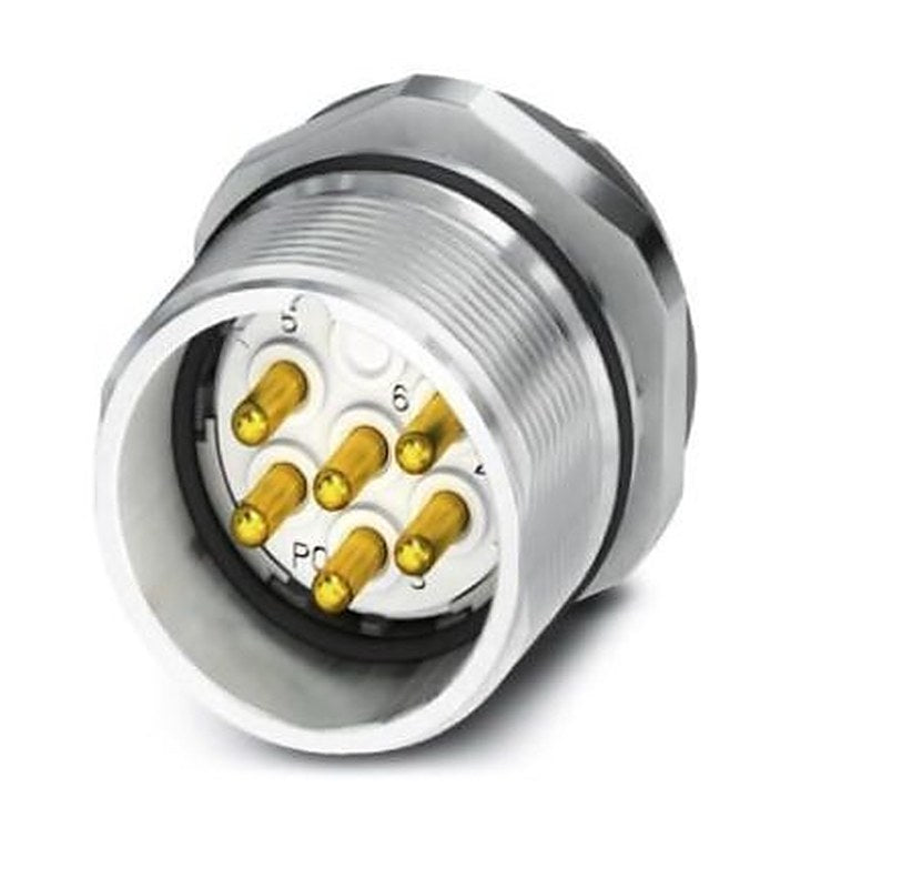 Phoenix Contact Circular Connector, 6 Contacts, Front, M23 Connector, Plug, Male, IP67, CA Series
