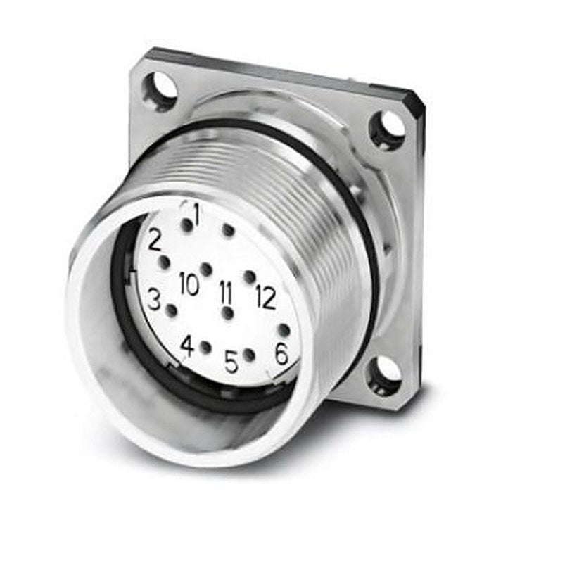 Phoenix Contact Circular Connector, 17 Contacts, Front, M23 Connector, Socket, Male, IP67, CA Series