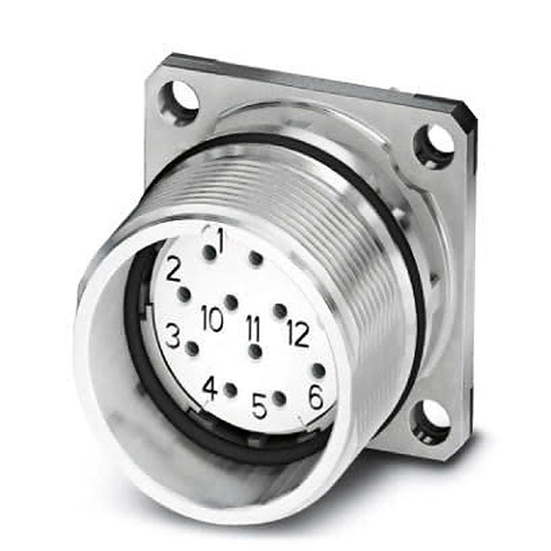Phoenix Contact Circular Connector, 12 Contacts, Front, M23 Connector, Socket, Female, IP67, CA Series