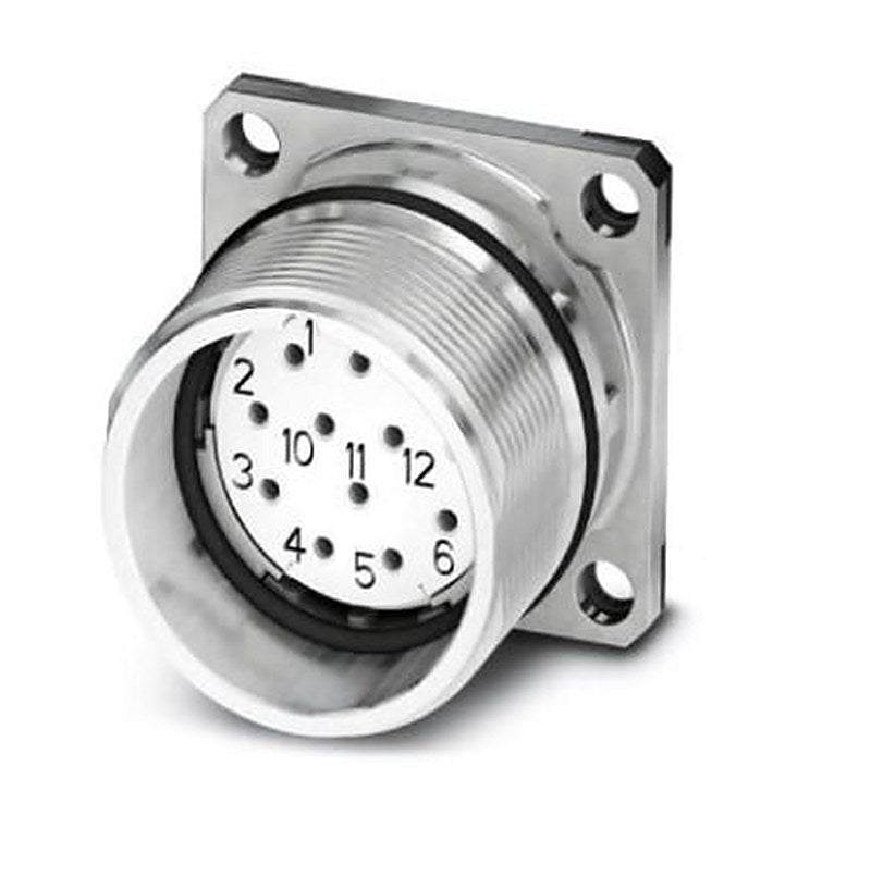 Phoenix Contact Circular Connector, 17 Contacts, Front, M23 Connector, Socket, Female, IP67, CA Series