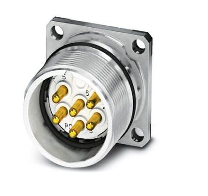 Phoenix Contact Circular Connector, 9 Contacts, Front, M23 Connector, Plug, Male, IP67, CA Series