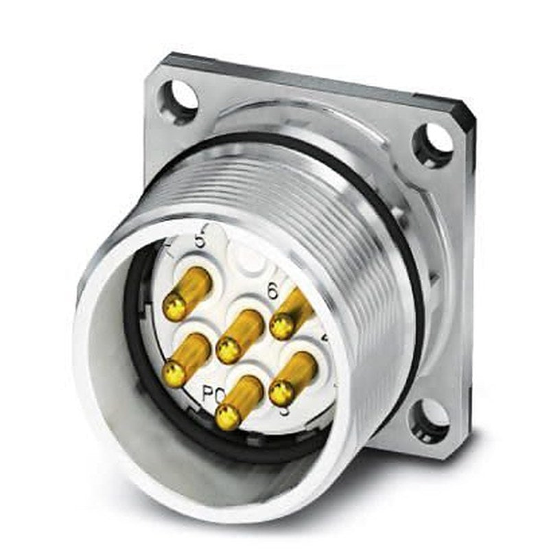 Phoenix Contact Circular Connector, 6 Contacts, Front, M23 Connector, Plug, Male, IP67, CA Series