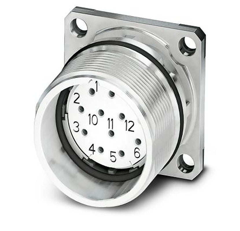 Phoenix Contact Circular Connector, 17 Contacts, Bulkhead Mount, M23 Connector, Socket, Female, IP67, CA-17S Series