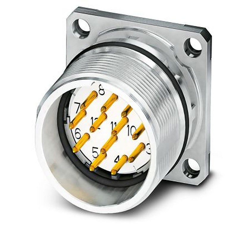 Phoenix Contact Circular Connector, 16 Contacts, Bulkhead Mount, M23 Connector, Plug, Male, IP67, CA-16P Series