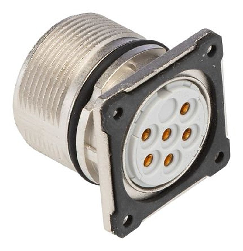 Phoenix Contact Circular Connector, 6 Contacts, Bulkhead Mount, M23 Connector, Socket, Female, IP67, CA-6S Series