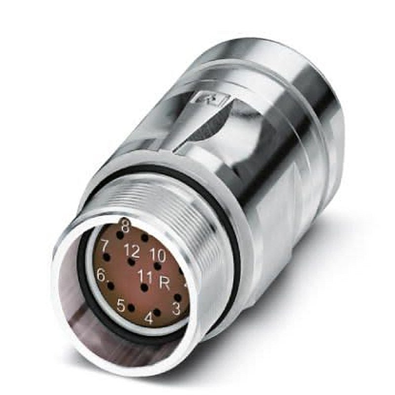 Phoenix Contact Circular Connector, 12 Contacts, Front, M23 Connector, Socket, Female, IP67, CA Series