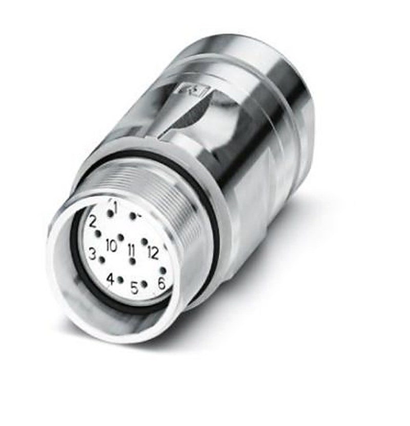 Phoenix Contact Circular Connector, 12 Contacts, Cable, M23 Connector, Socket, Female, IP67, CA Series