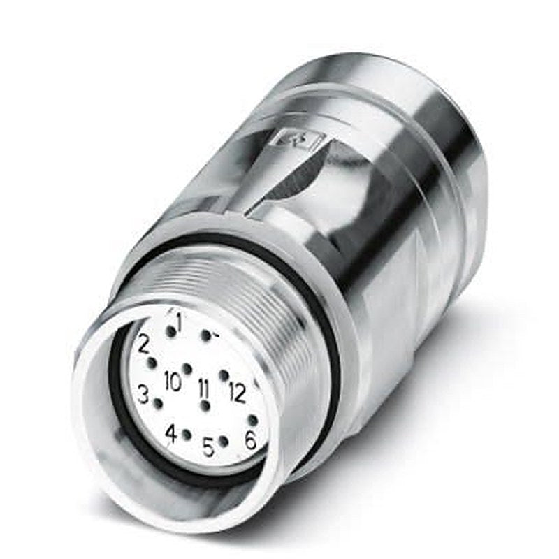 Phoenix Contact Circular Connector, 12 Contacts, Front, M23 Connector, Socket, Female, IP67, CA Series