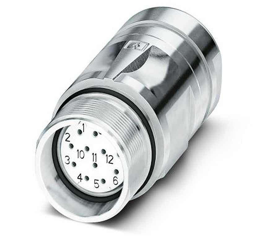 Phoenix Contact Circular Connector, 12 Contacts, Cable, M23 Connector, Socket, Female, IP67, CA-12S Series