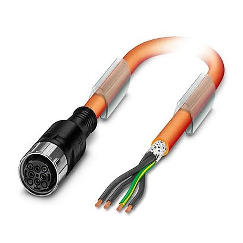 Phoenix Contact KSM, 5 m 6 Core Power Cable, Orange Thermoplastic Polyurethane 80 °C