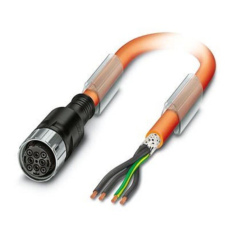 Phoenix Contact 1620337, 5 m 8 Core Power Cable, Orange Polyurethane 105 °C