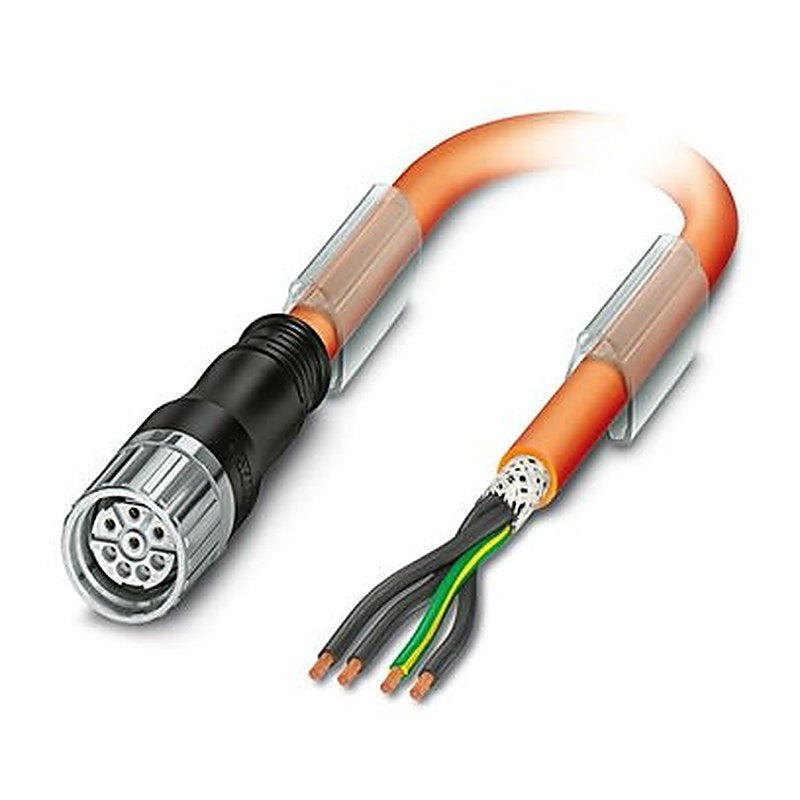 Phoenix Contact KSF, 2 m 8 Core Power Cable, Orange Polyurethane 80 °C