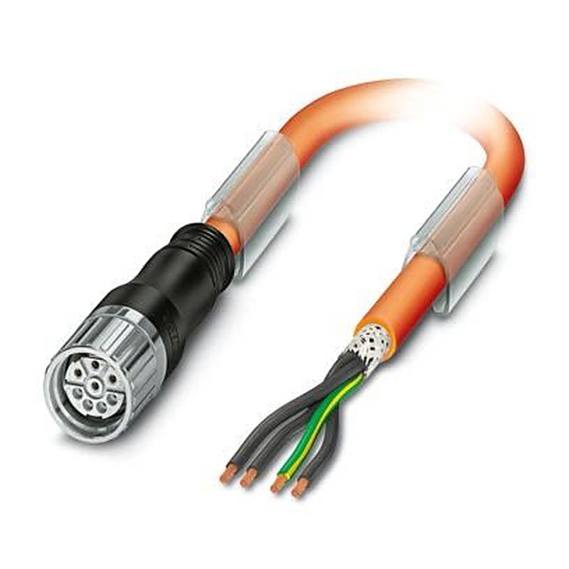 Phoenix Contact KSF, 2 m 8 Core Power Cable Polyurethane 80 °C