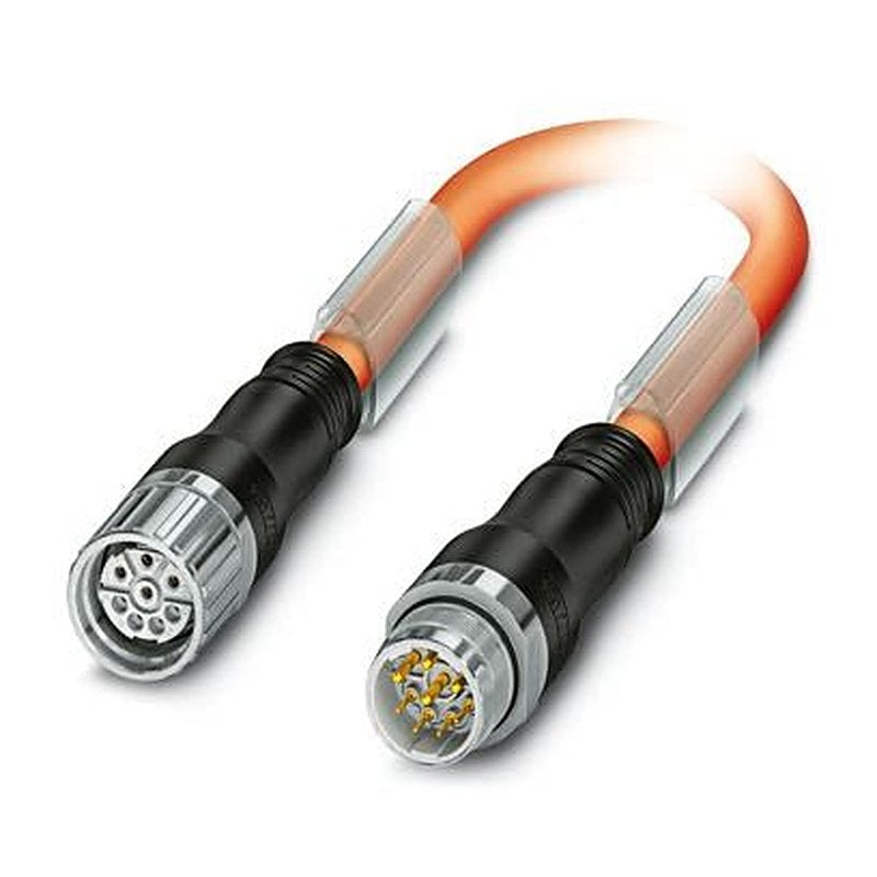 Phoenix Contact Connector, 7 Contacts, Cable, M23 Connector, Plug, Socket, Male/Female, IP67, K-7E Series