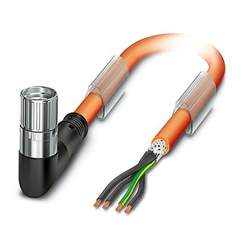 Phoenix Contact KSF, 2 m 8 Core Power Cable, Orange Polyurethane 80 °C