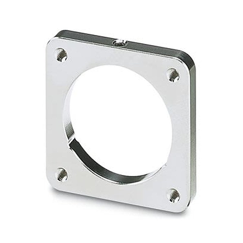 Phoenix Contact Sliver Square Mounting Flange, Shell Size M3 for use with Circular Connector