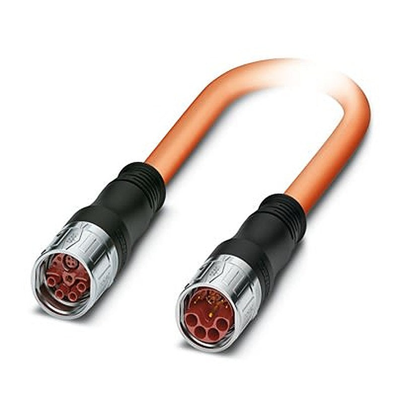 Phoenix Contact Connector, 8 Contacts, Screw, M23 Connector, Plug, Socket, Male/Female, IP67, K-8E Series