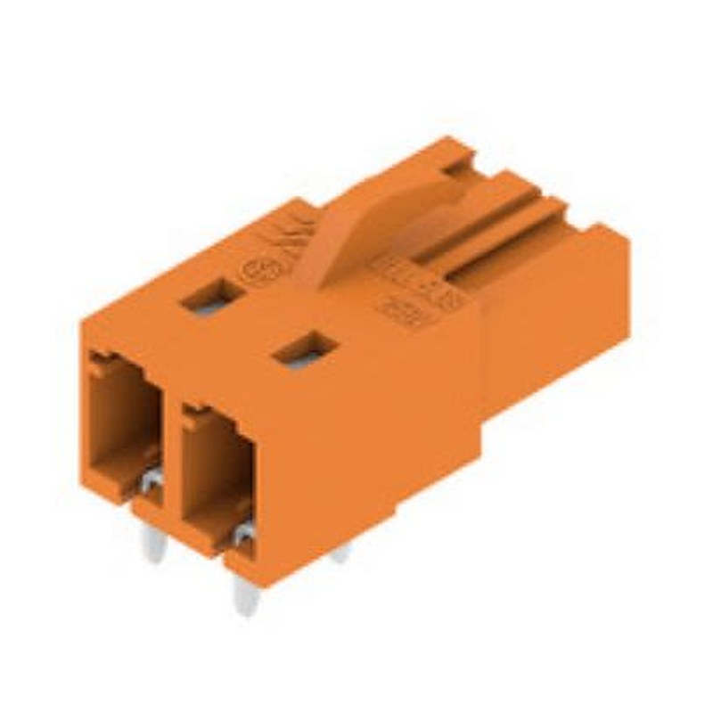 Weidmüller, OMNIMATE Signal Female PCB Header, 5.08 mm Pitch, 2 Way, 1 Row 90°