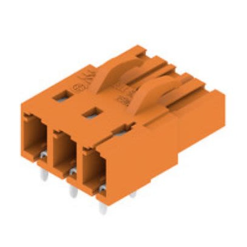Weidmüller, OMNIMATE Signal Female PCB Header, 5.08 mm Pitch, 3 Way, 1 Row 90°