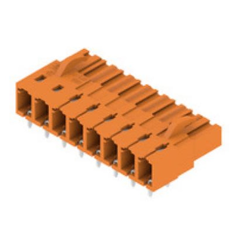 Weidmüller, OMNIMATE Signal Female PCB Header, 5.08 mm Pitch, 8 Way, 1 Row 90°