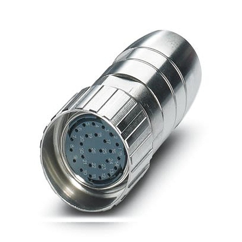 Phoenix Contact Connector, 26 Contacts, Screw, M27 Connector, Socket, Female, IP67, HC Series