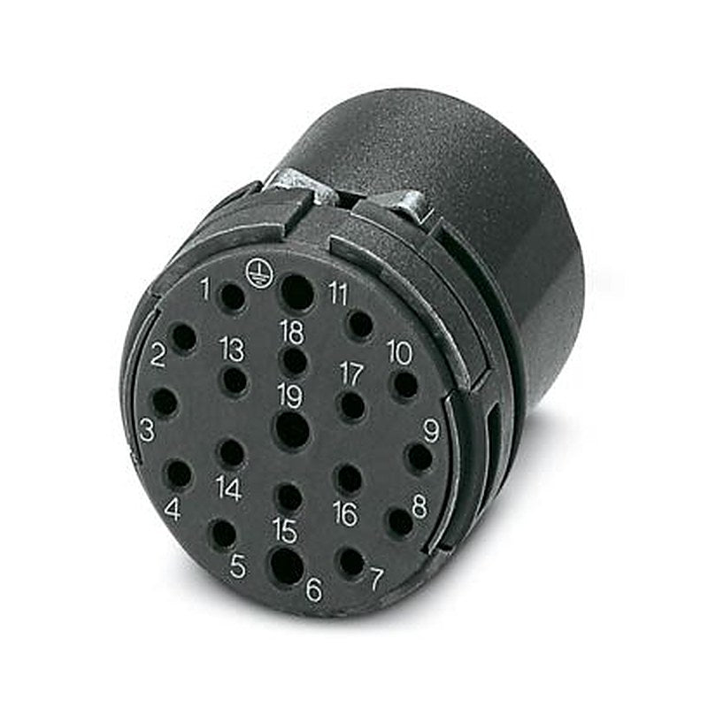 Phoenix Contact Female Circular Connector Insert 19 Way for use with Circular Connector