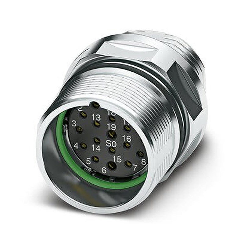 Phoenix Contact Circular Connector, 19 Contacts, Front, Front, M23 Connector, Socket, Female, IP67, CA Series