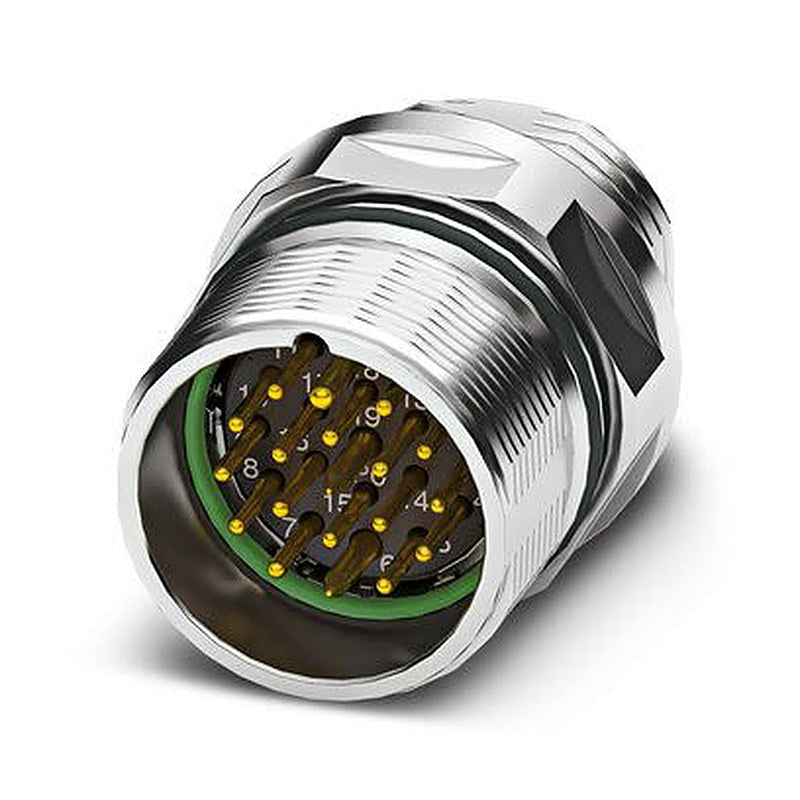 Phoenix Contact Circular Connector, 19 Contacts, Front, Front, M23 Connector, Plug, Male, IP67, CA Series