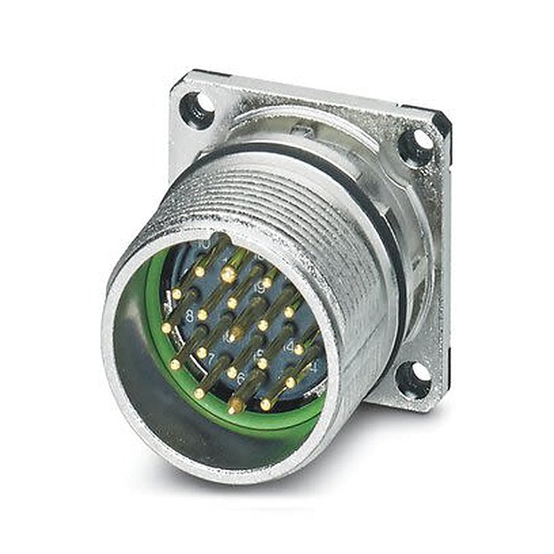 Phoenix Contact Circular Connector, 19 Contacts, Front, M23 Connector, Plug, Male, IP67, CA Series