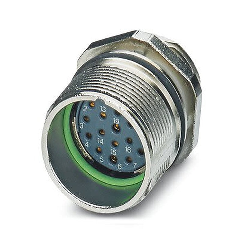 Phoenix Contact Circular Connector, 19 Contacts, Front, M23 Connector, Socket, Female, IP67, CA Series