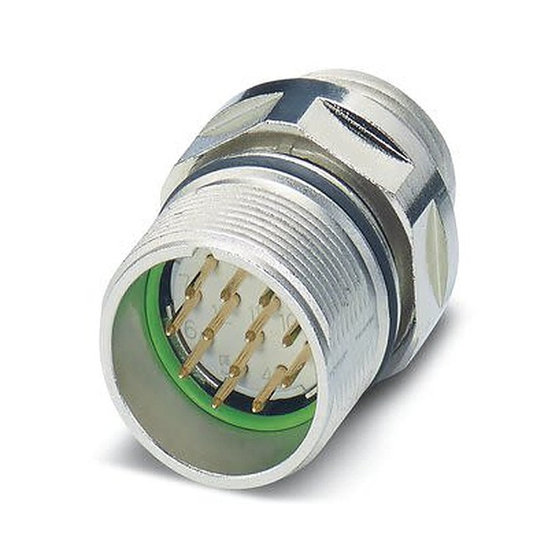 Phoenix Contact Circular Connector, 19 Contacts, Front, M23 Connector, Plug, Male, IP67, CA Series