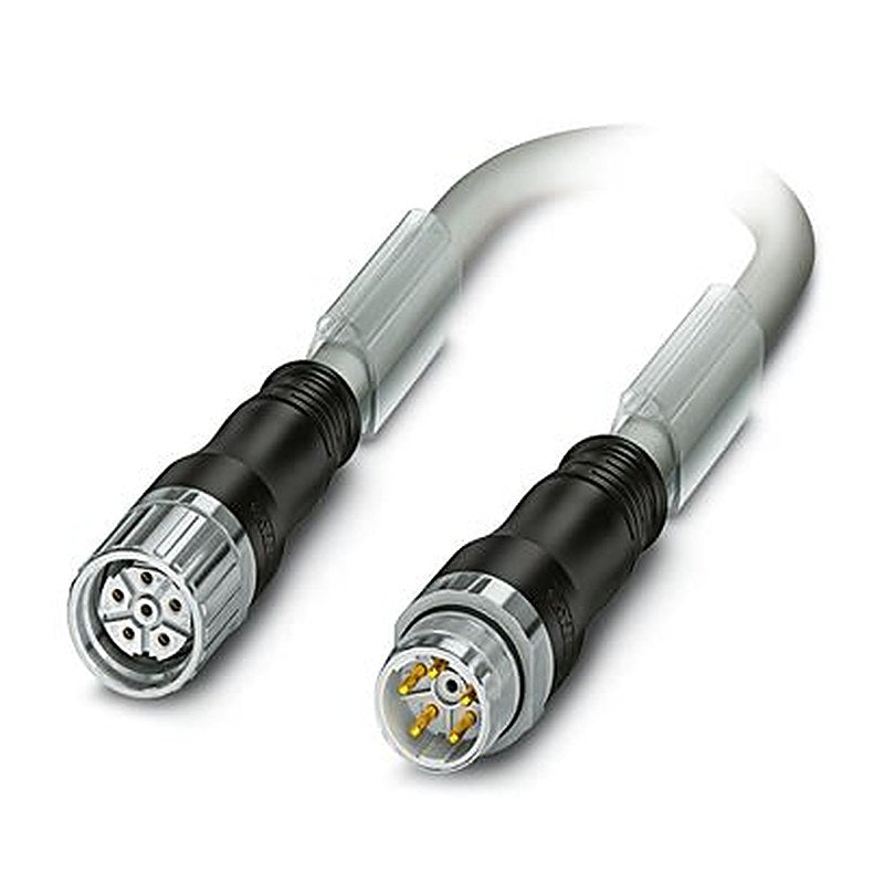 Phoenix Contact Female 4 way Straight to Male 4 way Straight Sensor Actuator Cable, 2 m