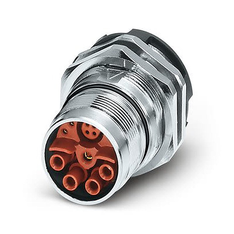 Phoenix Contact, SH IP67 Silver Industrial Power Connector, Rear Mount, 8P+4P+PE, Rated At 30A, 850V dc