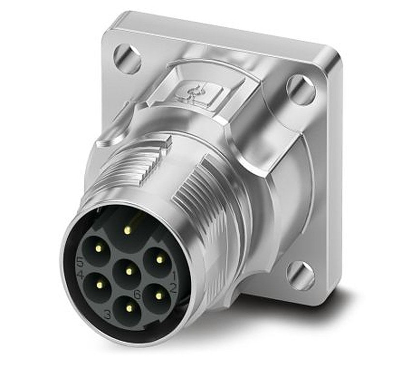 Phoenix Contact Circular Connector, 7 Contacts, Front, M17 Connector, Plug, Male, IP66, IP68, M17 PRO Series
