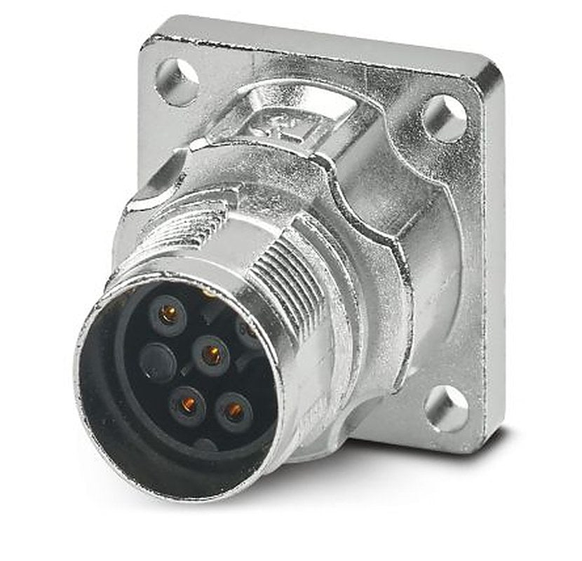 Phoenix Contact Circular Connector, 6 Contacts, Front, M17 Connector, Socket, Female, IP66, IP68, M17 PRO Series