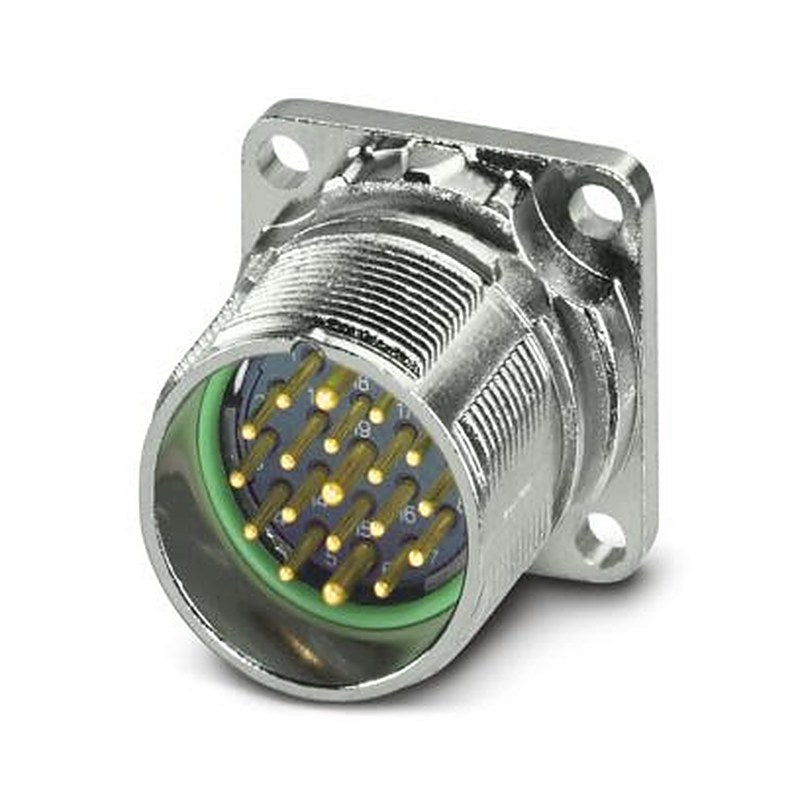 Phoenix Contact Circular Connector, 19 Contacts, Front, M23 Connector, Plug, Male, IP68, M23-1RP1N8AW500S Series