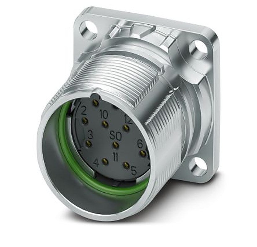 Phoenix Contact Circular Connector, 12 Contacts, Front, M23 Connector, Socket, Female, IP67, M23 PRO Series