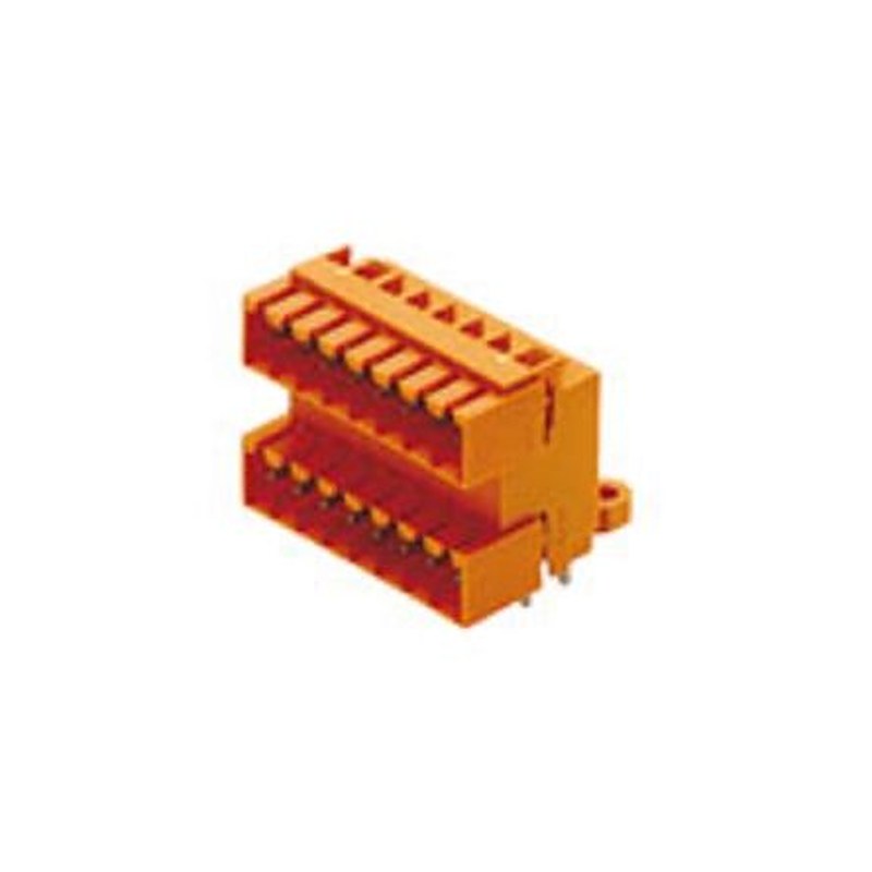 Weidmüller OMNIMATE Signal Series Pluggable Terminal Block, 22-Contact, 3.5 mm Pitch, PCB, 2 Row Solder