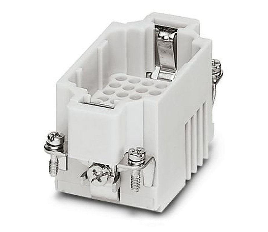 Phoenix Contact HC-K 8/24 ESTC Series Heavy Duty Power Connector Insert, 32-Contact, 6 Row, 1636318