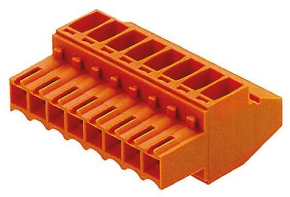 Weidmüller BL Series Pluggable Terminal Block, 5-Contact, 3.5 mm Pitch, 1 Row, 1638580000
