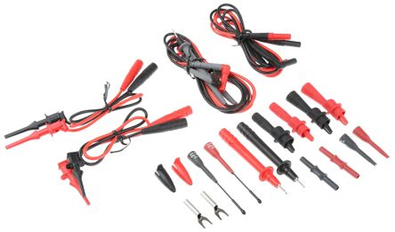 Fluke 1639274 Electrical Test Lead Kit, CAT II, 10 A, 3 A, 5